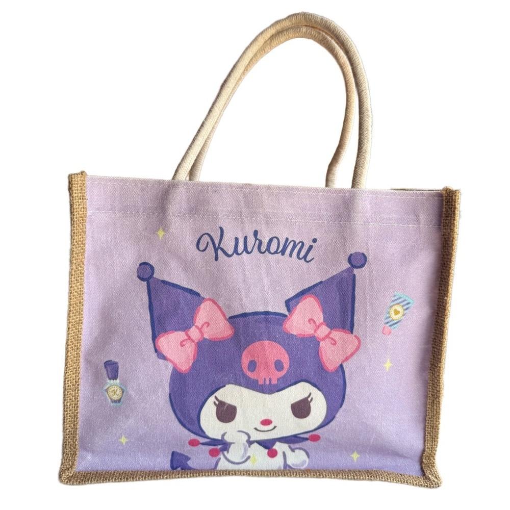 Sanrio Purple Canvas Tote Bag